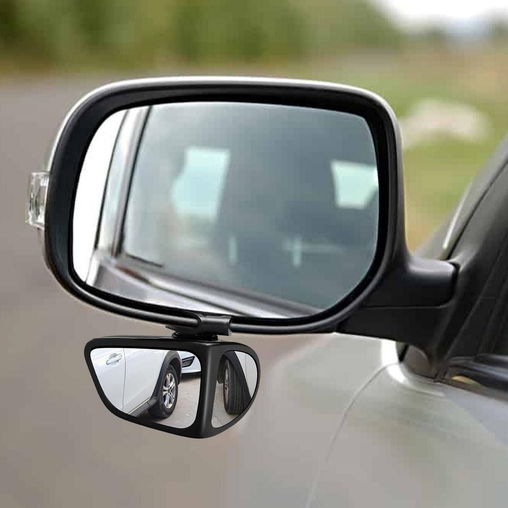 2 Side Car Blind Spot Mirror HD Glass Wide Angle Reversing Mirror  RVs