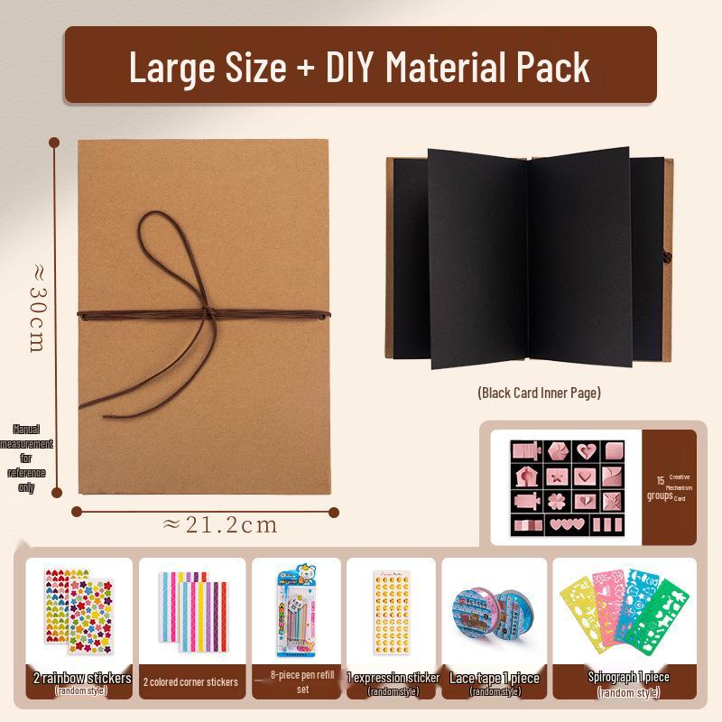 Acrylic Creative Photo Album & Planner: Loose-Leaf Book, Gift for Birthday, Graduation, Memorial, Collage, and Artwork.