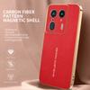 Phone Case For Motorola Moto X50 Ultra 5G / Edge 50 Ultra 5G Anti Scratch Litchi Texture TPU Leather PU Phone Back Cover