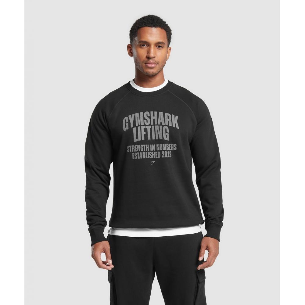 

GYMSHARK Lifting Crew Черный A6A2Q BB2J