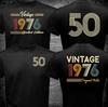 Classic 50th Birthday In 1976 Limited Edition Graphic T Shirt Unisex Unisex Vintage 1976 Original 50yearold Tshirt Retro Clothes