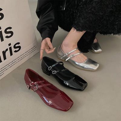 Designer de Mode Vern Boucle Chaussures Mary Jane pour Femmes Mode Semelle Souple Dames Talons Hauts Escarpins de Marche Français pour Femmes