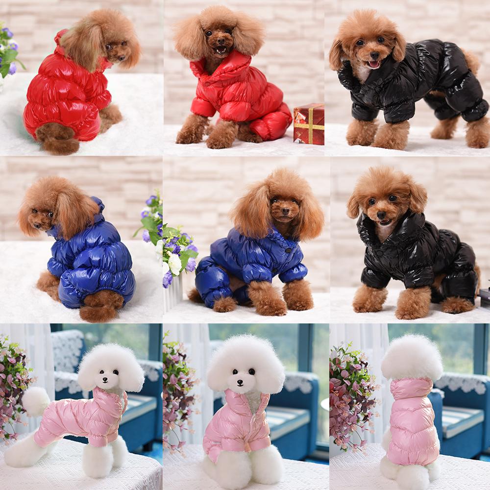 Waterproof Dog Clothes Coat WarmDog Jacket Pet Winter Clothing Jumpsuit Overalls for Small Medium Dogs French Bulldog XS-2XL