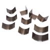 10Pcs Leather Cutter Punch R Angle Arc Shaped High Carbon Steel High Hardness Wear Resistant Portable Leather Punch Set