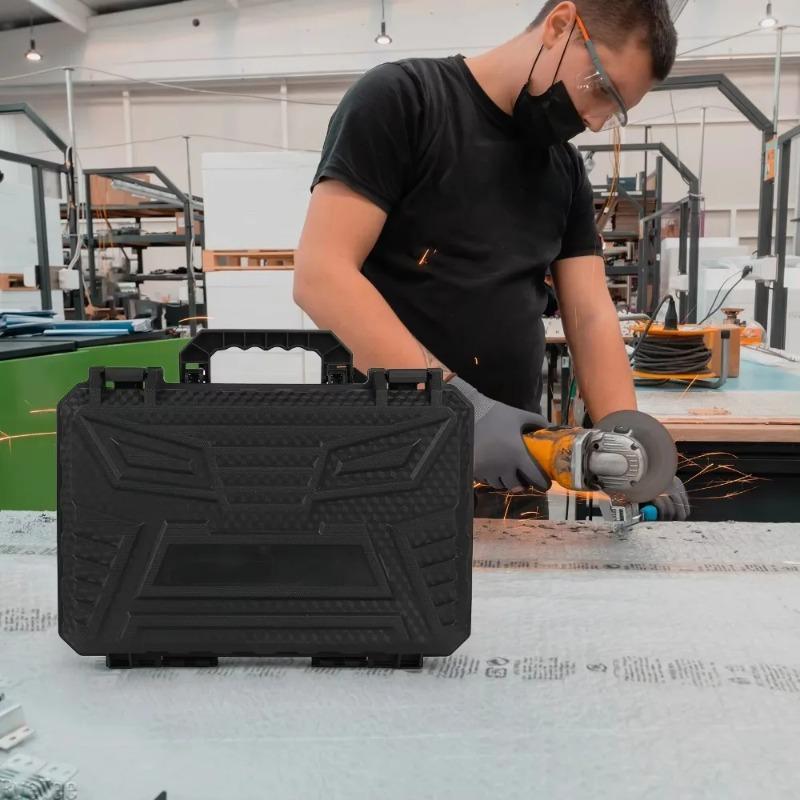 Portable Plastic Angle Grinder Storage Case Waterproof Tool Box For Cordless Electric Grinding Machine