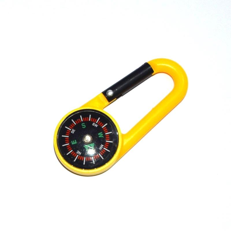 Multifunctional Outdoor Plastic Carabiner Compass Compass Quick Release Keychain Compass Carabiner Quick Release Buckle