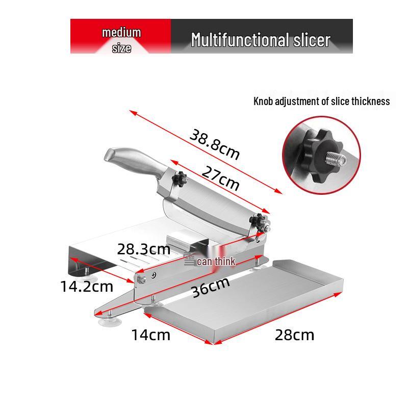 Multifunctional Manual Meat and Lamb Roll Slicer