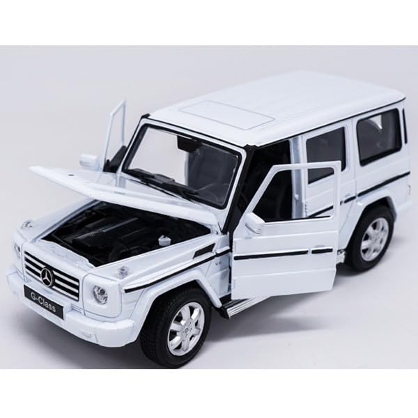 WELLY scale White Diecast Model Finished 24012W WT 1/24 Mercedes-Benz G-Class / Car, Product,