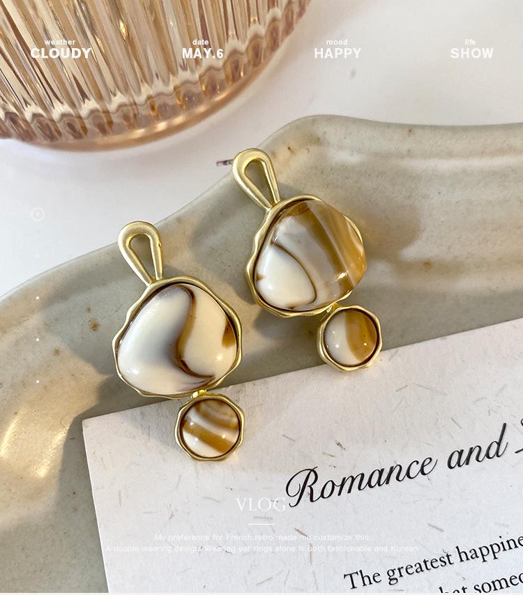 Geometric Oval Bohemian Vintage Drop Earrings