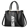 Handing Tassel Ornament Handbags Trendy Patchwork Color Shoulder Bag for Women Middle Totes Purse Office Lady Crossbody Bags