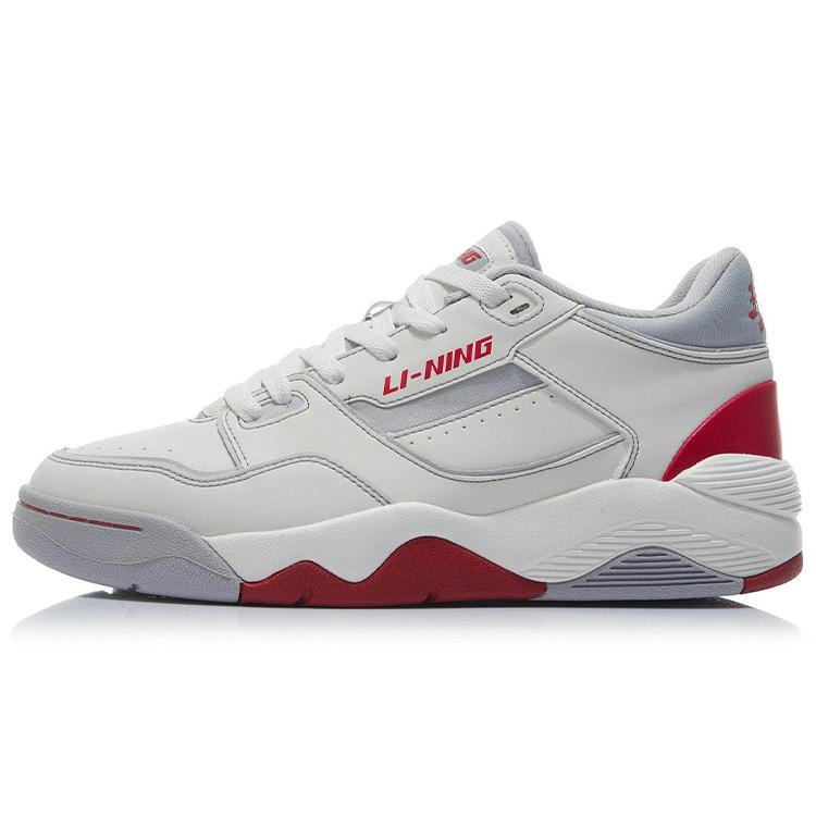 

Li Ning Retro 80s Textile, Synthetic Leather Cushioning Slip Resistant Abrasion Resistant Breathable Low top AGBR086-3 36