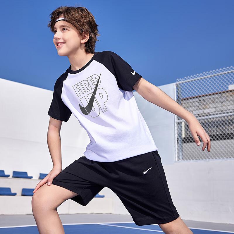 Nike Kids' Cotton Short Sleeve T-Shirt & Shorts Set
