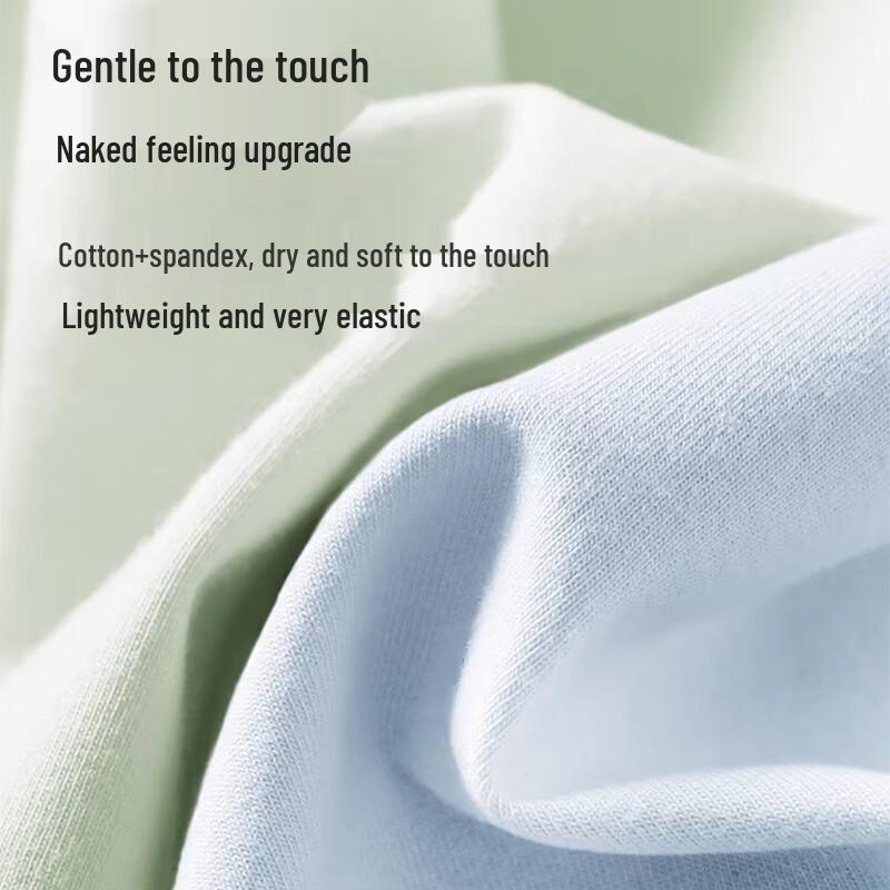 FitonTon Women's 7A Anti-Bacterial Pure Cotton Seamless Briefs 4-Pack