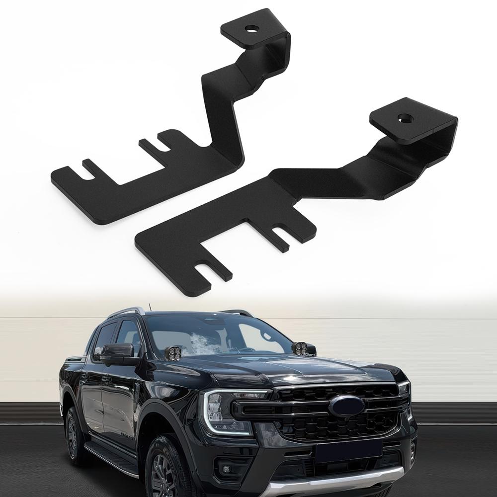 Ditch Light Halterungen Motorhauben Scharniere Montagehalterungs-Kit LED Pod Leuchte Arbeitsleuchten Halterung Für Ford Ranger 2023 2024 2025