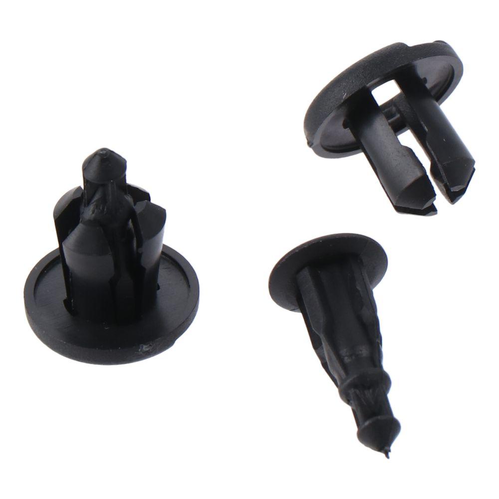 Lot de 100 clips de retenue pour pare-chocs avant, 10 mm, noirs, 91503-SZ3-003, pour HONDA