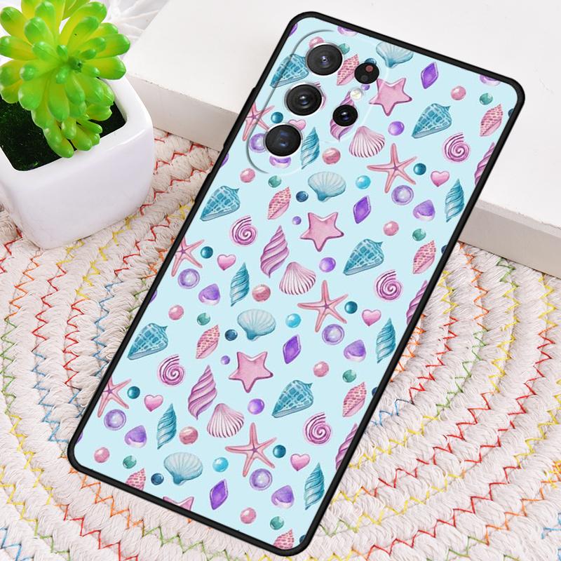 Seabed Shell Pattern TPU Phone Case For Samsung Galaxy Note 10 Pro S26 S25 S24 S23 S22 Ultra Plus S21 FE S20 Shockproof Cover