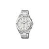 CASIOSHEEN Series Business Quartz Movement Stainless Steel Strap Japanese and Korean Watch Women's Watch White Dial SHE-5021D-7AQ