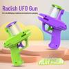 Children's Flying Saucer Carrot Gun: Safe EVA Soft Bullet Frisbee Toy for Parent-Child Outdoor Fun