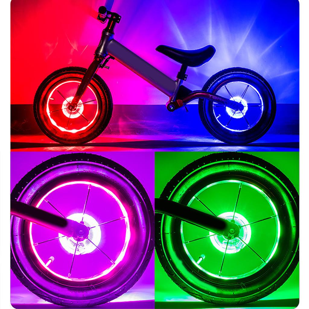 LED Fahrrad Radnaben Licht Wiederaufladbar Kinder Laufräder Radfahren Fahrräder Licht Familien Radsport Ausrüstung