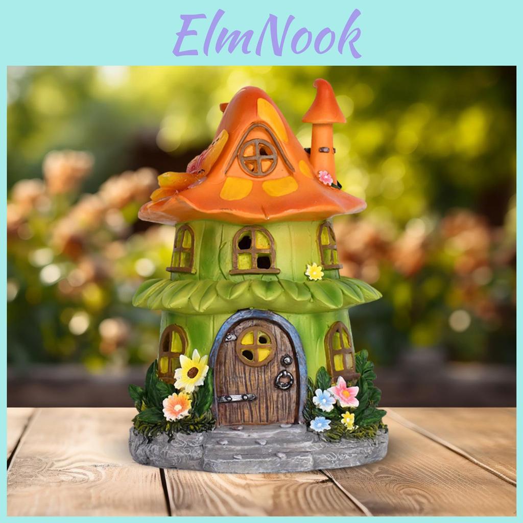 Flower Garden Outdoor Statue House Decoration Art Ornaments Resin Figurine Solar Sculpture