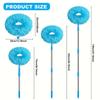Ceiling Fan Cleaner Dusters With Extension Pole, Dust Removal Brush, Removable And Washable Microfiber Ceiling And Fan Duster, Ceiling Fan Duster