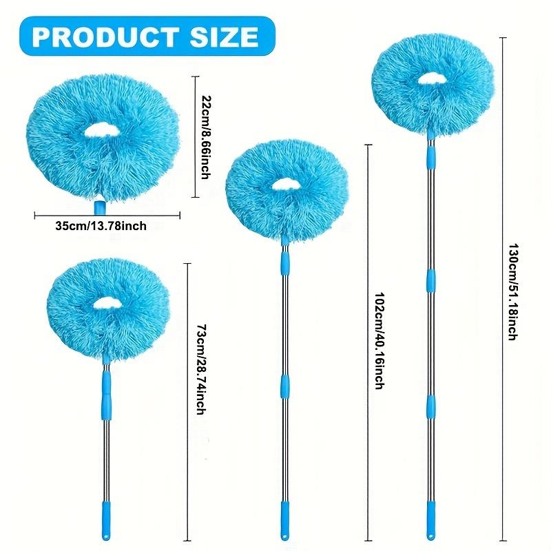 Ceiling Fan Cleaner Dusters With Extension Pole, Dust Removal Brush, Removable And Washable Microfiber Ceiling And Fan Duster, Ceiling Fan Duster