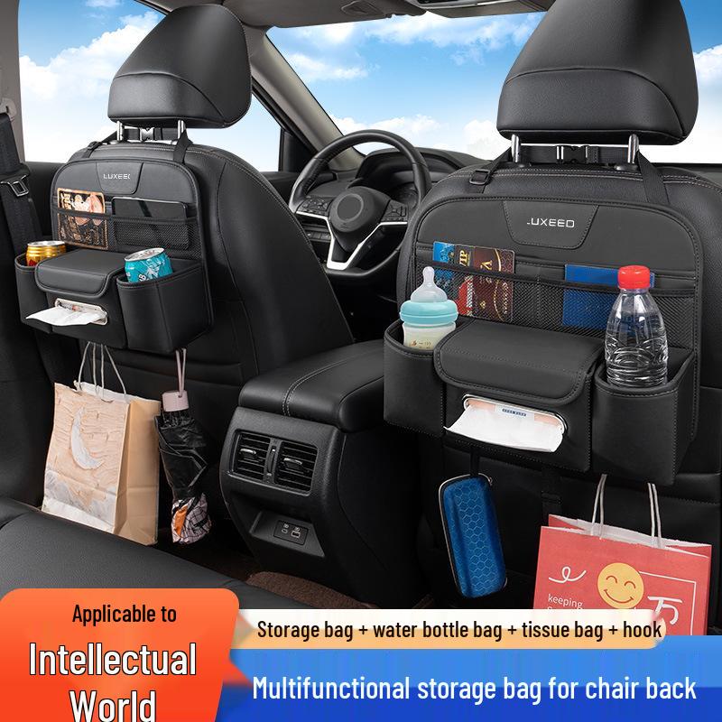 Chery R7/S7 Car Seat Organizer with Cup Holder, Rear Seat Multi-Functional Storage Bag, Interior Accessory