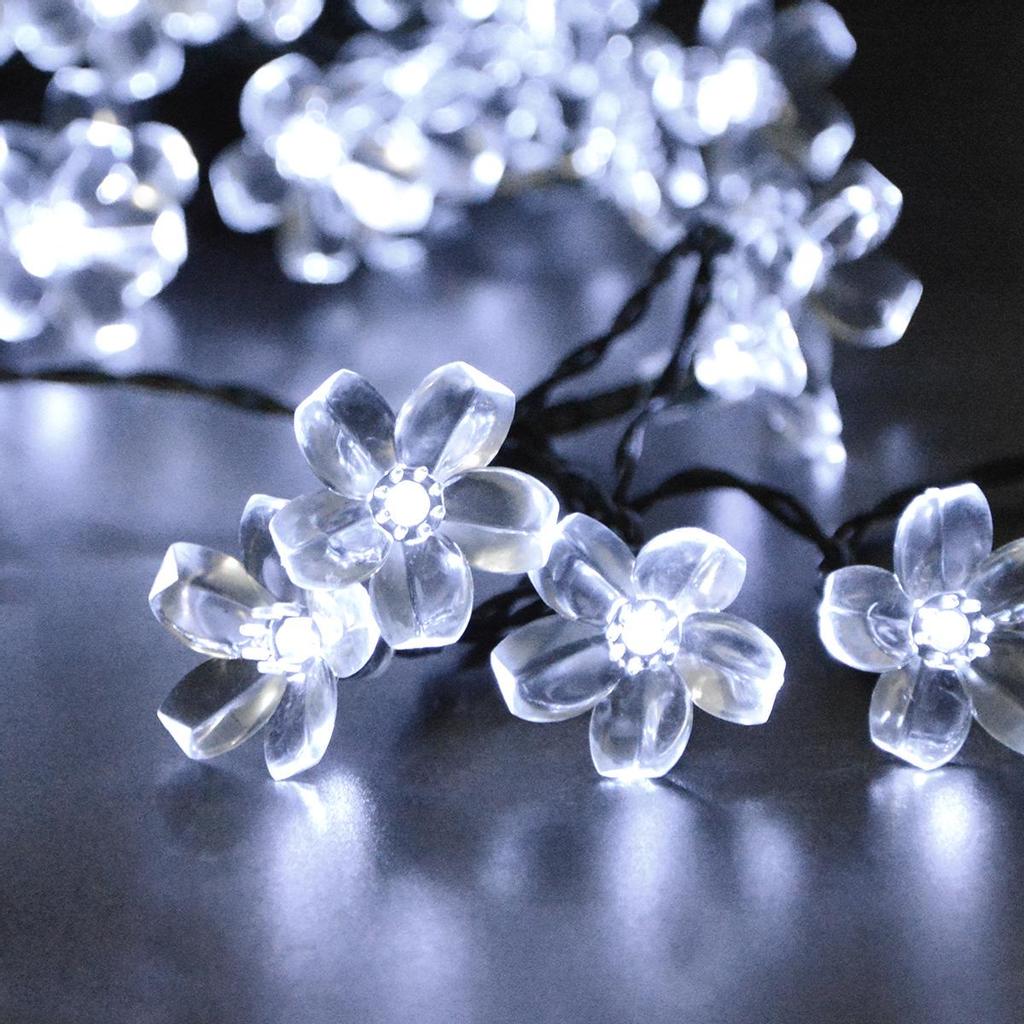 Solar Rechargeable LED Garden Lawn Lamp 7M 50LED Solar String Garland Fariy Light Waterproof Outdoor Pation Garden Decor Landscape Lighting