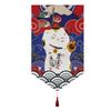Japanese Short Curtain Doorway Noren Sushi Shop Triangle Flag Kitchen Home Decor Drapes Ramen Restaurant Hanging Half-Curtain