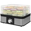 5 Tier Food Dehydrator, 245W Stainless Steel Food Dryer Machine with Adjustable Temperature for Drying Fruit, Meat, Vegetable, Jerky and Pet Treat