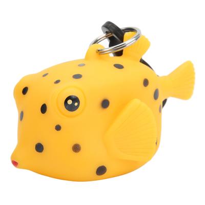 Cartoon Fish Scuba Dive Mouthpiece Dustproof Cover Second Stage Regulator Holder with ClipYellow