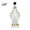 Alcohol Bottle with Screw Cap Eagle Head Whiskey Decanter 350ml Glass Animal Liquor Bottle 3D Bird Airtight Seal Wine Dispenser Stopper for Home Bar