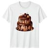 Everything Tastes Better Covered In TShirt Chocolate Cake Baking Gift Birthday