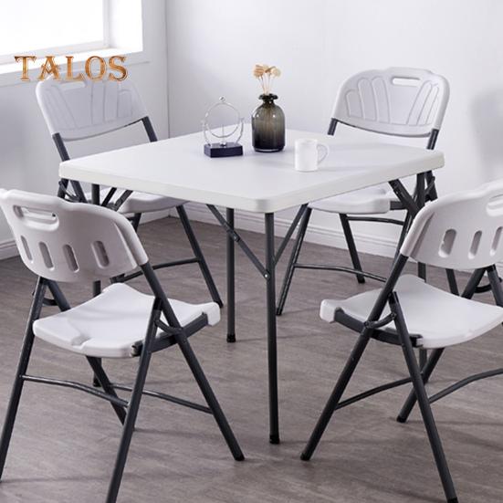 2 Pcs Stretchy Fitted Table Cover 34x34 Inch Square Tablecloth with Elastic Edge Solid Color Table Cloth for Kitchen Dining Picnic Patio Outdoor