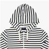 St. JameS 2288 Ecru Marine Colleville Stripe Women S Hoodie Zip Up