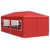 Party Tent 600 x 300 x 255 cm Red PE and Steel