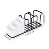 Coffee Tea Condiment Accessories Holder Multifunction Coffee Condiment Storage Rack Space Saving for Kitchen Office Break Room