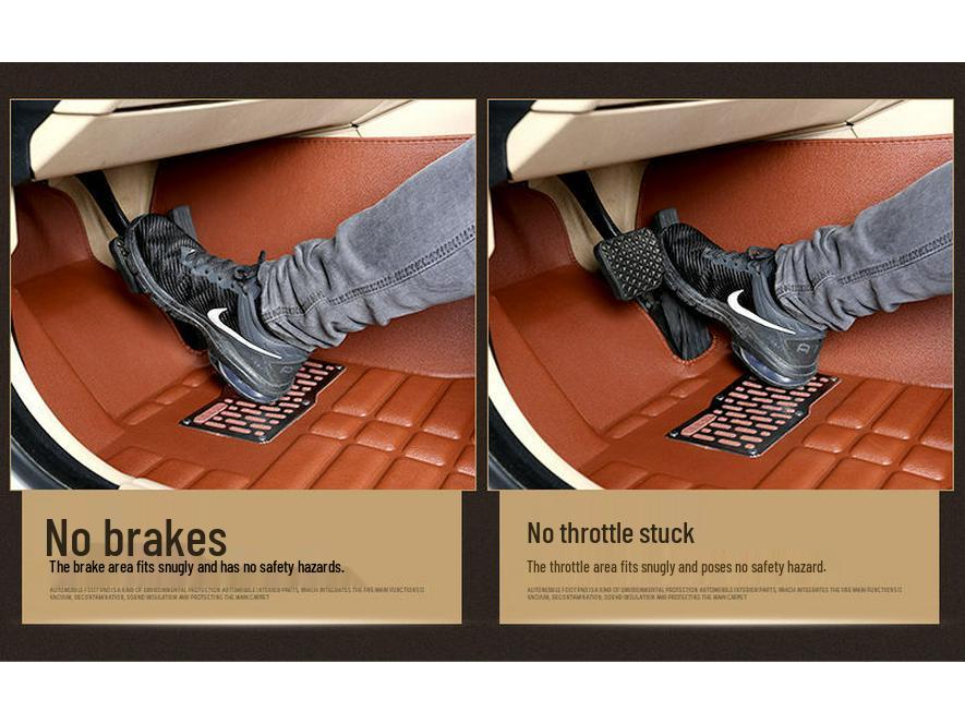 Anti-Slip Wear-Resistant Leather Floor Mats for BAIC New Energy EU/EX Series
