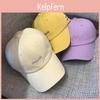 Unisex Cotton Embroidered Baseball Cap With Curved Brim For Summer Sun Protection