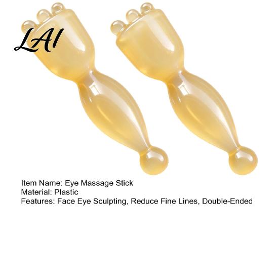Eye Contour Massager 2Pcs Double-Ended Massage Stick Face & Sculpting Tool Facial Puffiness Relief Stick Wand for Tired Eyes Relief Reduce