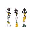 African Black Woman Figure Art Resin Crafts Home Use Living Room Entrance Desk Decoration Ornament Durable Best Durable