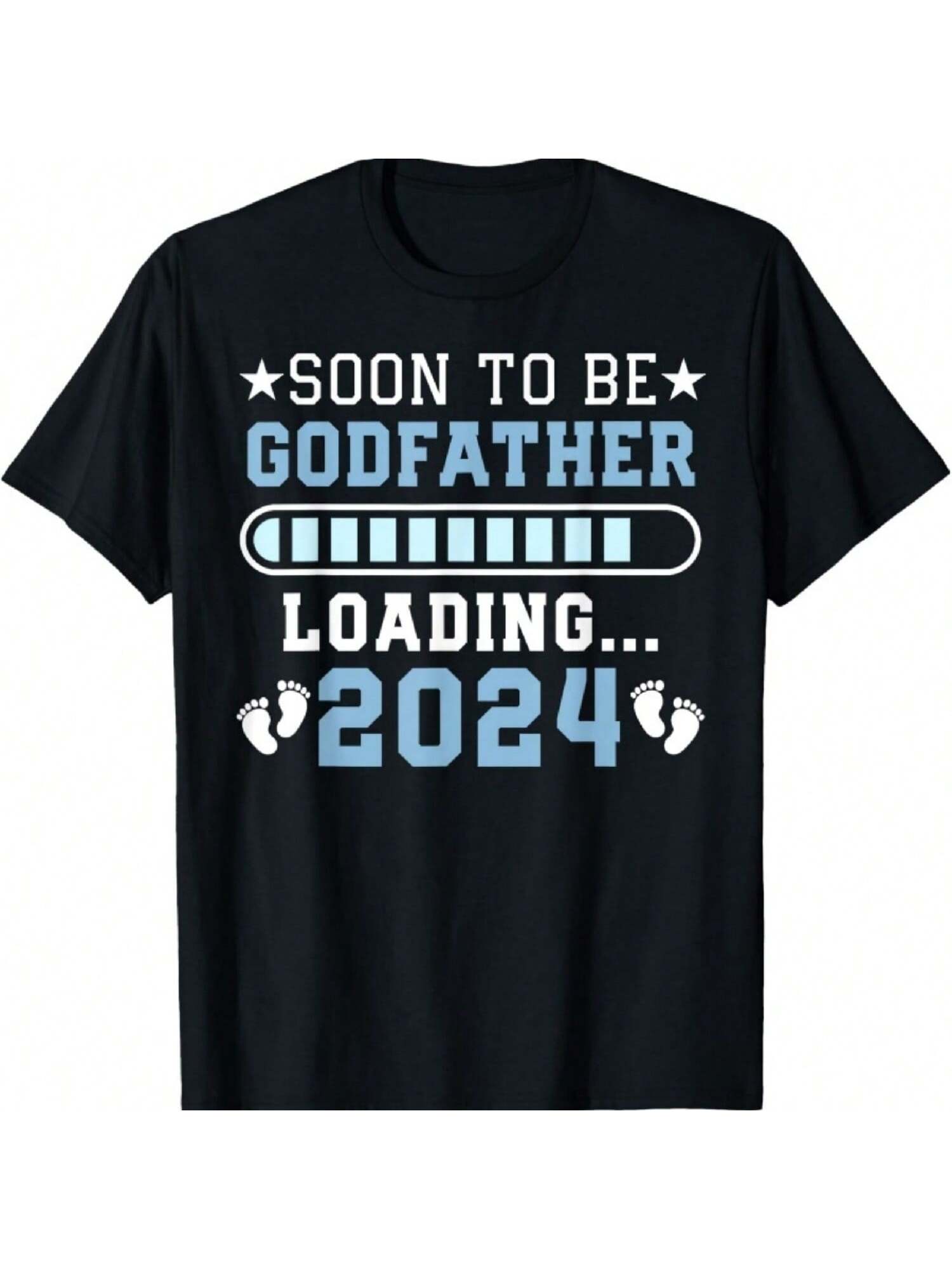Soon To Be Godfather Promoted To Godfather 2024 T-Shirt S разноцветный