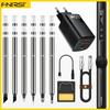 FNIRSI HS-01 Smart Electric Soldering Iron PD 65W Adjustable Constant Temperature Fast Heat Portable Soldering Iron Station Kit