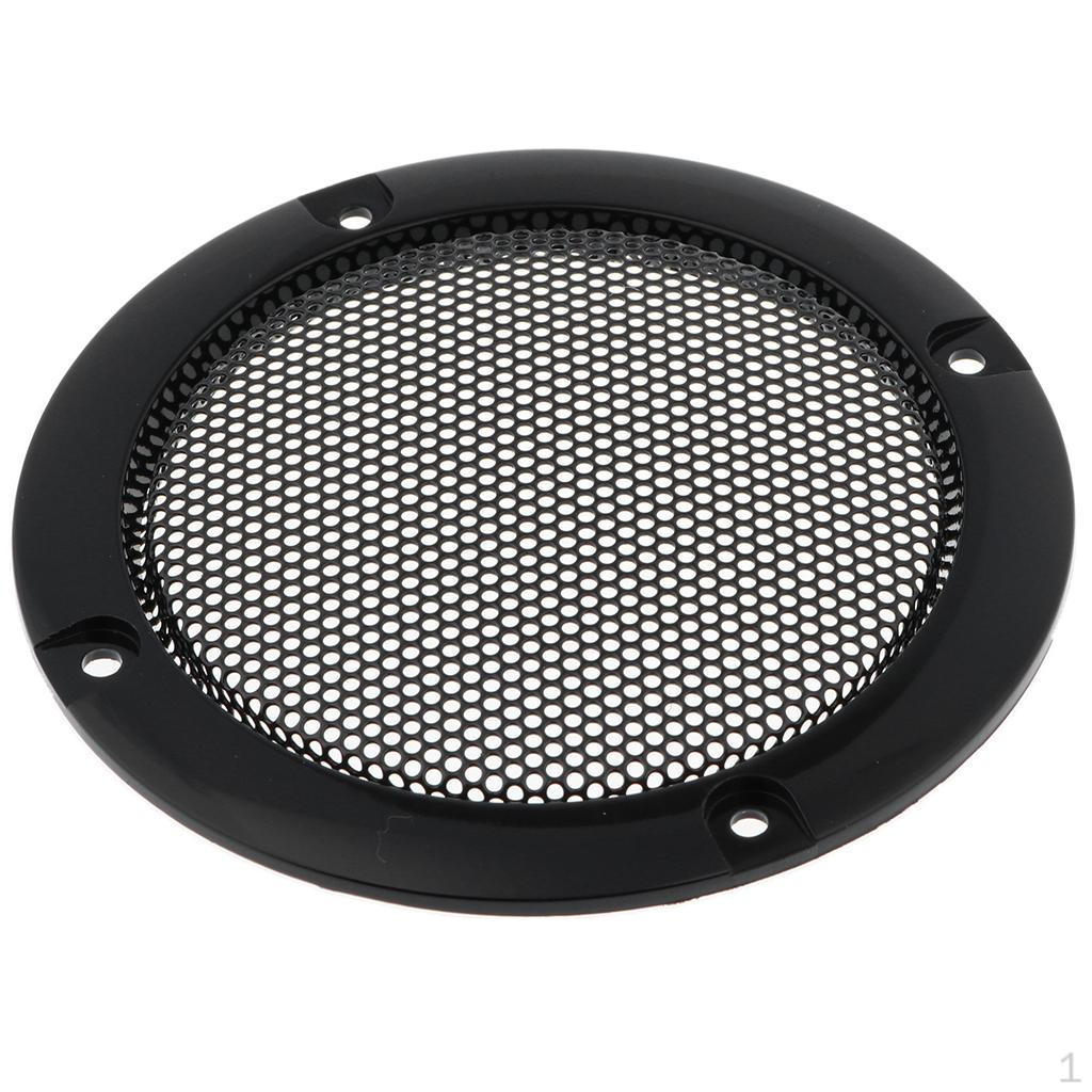 3 Декоративное металлическое сетчатое кольцо для решетки автомобильного динамика чёрный