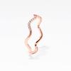 14K Jade Wave Cubic Ring