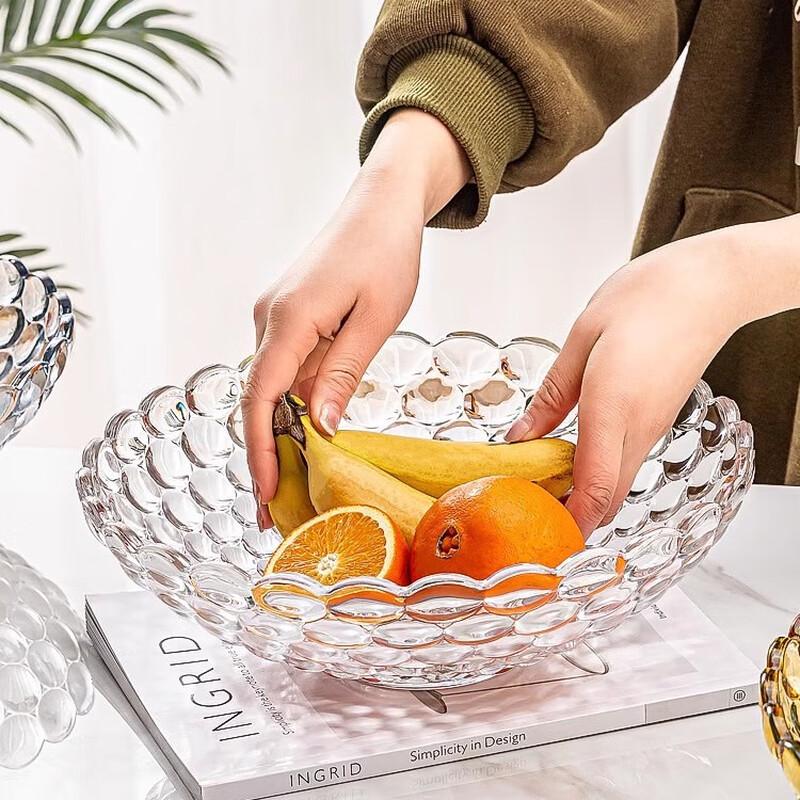 Nordic Style Crystal Glass Fruit Plate