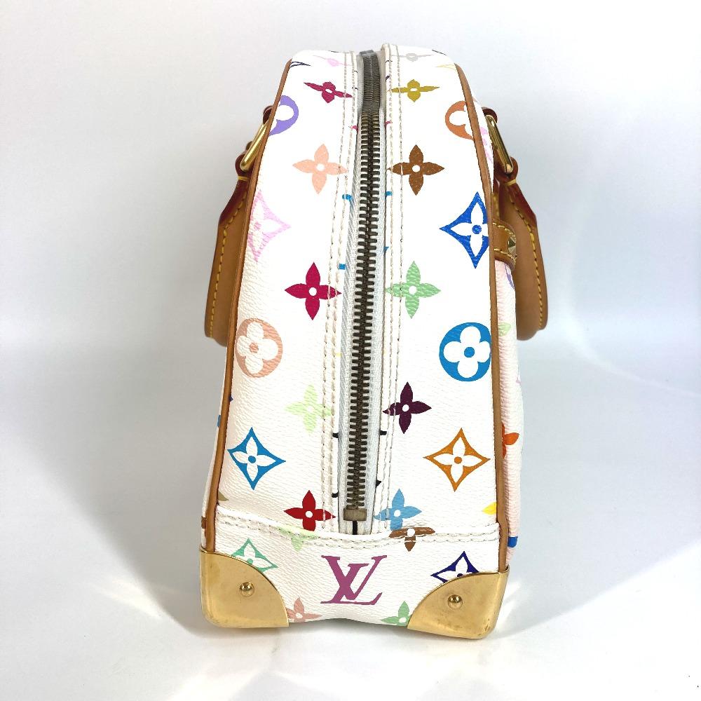 Louis Vuitton M92663 Monogram Multicolore Deauville Hand Bag Blanc