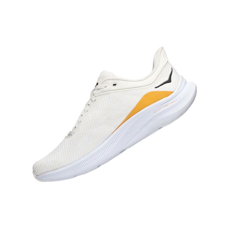 HOKA Solimar Blanc De Blanc Orange Men Sneakers White 1123074-BDBW