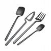 Modern Stainless Steel Cutlery Set 32 Pcs Matt Black Set