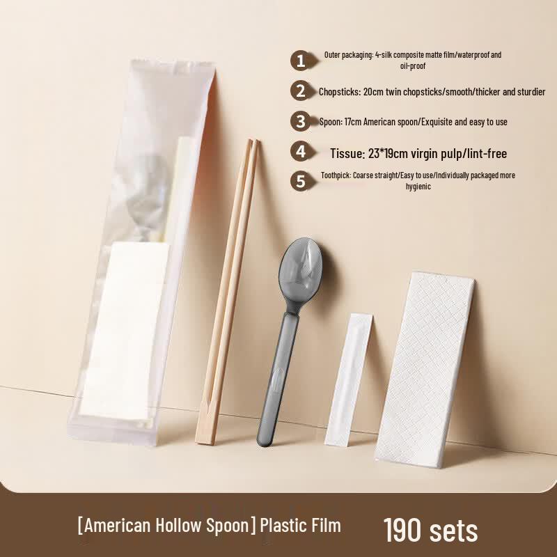 Disposable Bamboo Cutlery Set